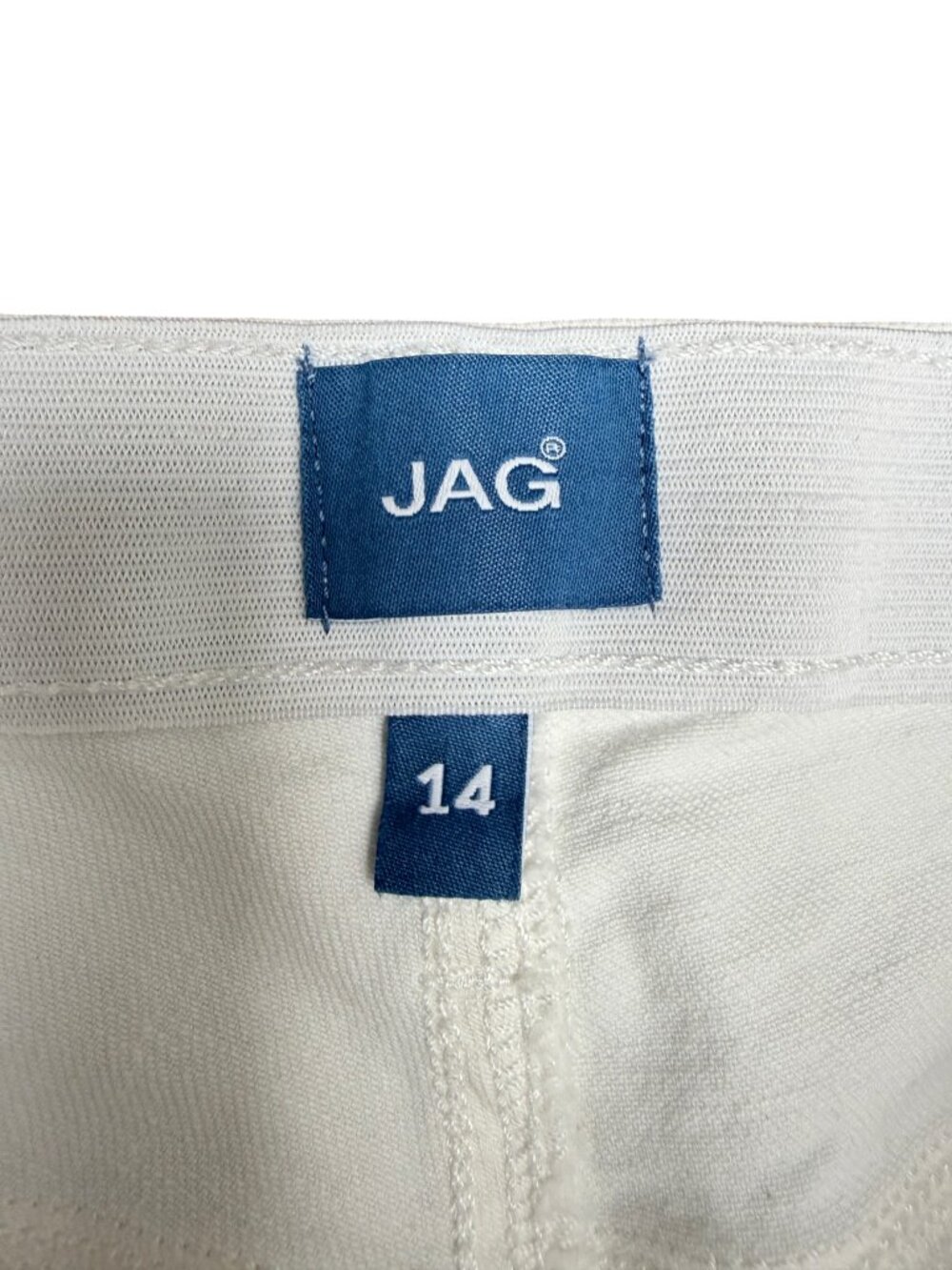 JAG | Women's | Carter Girlfriend Midrise Jeans | White | Size 14 - Picture 8 of 10